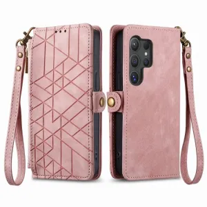 Peňaženkové puzdro Purse case ružové – Samsung Galaxy S24 Ultra