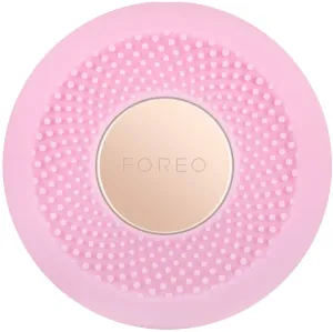 FOREO UFO™ Mini sonický prístroj pre urýchlenie účinku pleťovej masky cestovné balenie Pearl Pink 1 ks