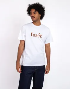 Forét Resin T-Shirt WHITE/BROWN S