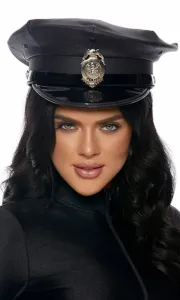 Forplay - policajná čiapka (čierna)