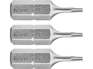 FORTUM Bity TORX TX9x25mm, 3ks, S2