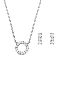 Fossil Pôvabný strieborný set šperkov s perličkami Tiny Pearls JFS00584SET