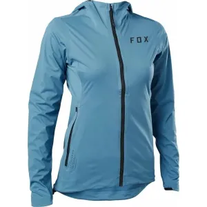 Fox FLEXAIR WATER JACKET W Dámska bunda na bicykel, modrá, veľkosť