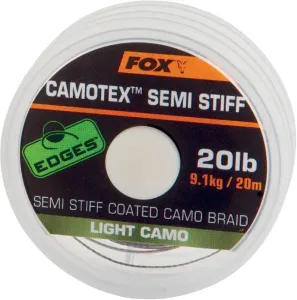 Fox Camotex Semi Stiff Coated Camo Braid 35lb - 20m Light Camo