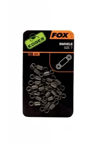 FOX Edges Swivels Standard Veľkosť 7 20 ks