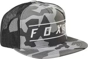 FOX Pinnacle Mesh Snapback Hat Black Camo UNI Šiltovka