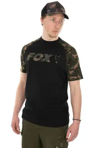 Fox triko Raglan Raglan Black Camo T-Shirt vel.XXL