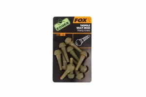 Fox vsuvka edges tadpole multi bead trans khaki 10 ks