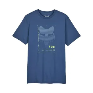FOX Cyklistické tričko s krátkym rukávom - DISPUTE PREM - modrá
