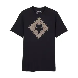 FOX Cyklistické tričko s krátkym rukávom - LEO PREM - čierna
