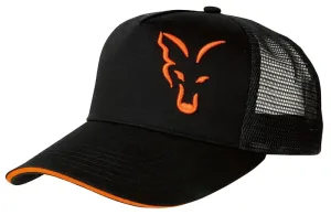 Fox Fishing Čiapka Black/Orange Trucker Cap