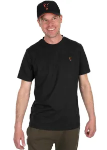 Fox Fishing Tričko Collection T-Shirt Black/Orange 2XL