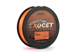 Fox Fishing Exocet Fluoro Mono Fluoro Orange 0,33 mm 7,5 kg 1000 m