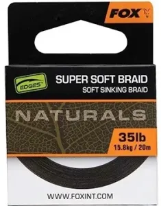 Fox náväzcová šnúrka naturals soft braided hooklength 20 m - 20 lb #7242448