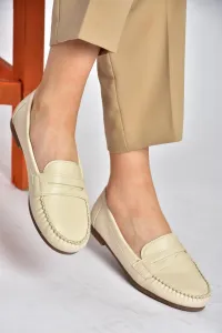 Fox Shoes Beige Women's Daily Flats #8997502