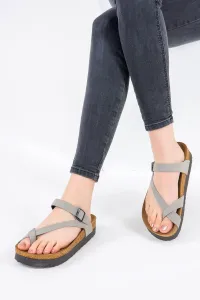 Fox Shoes Gray Women's Slippers