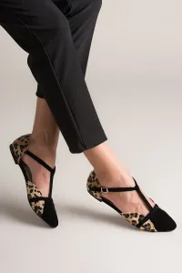 Fox Shoes Leopard Black Women's Shoes