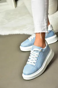 Topánky Fox P848231410 Modrá/biela Dámska športová obuv Tenisky