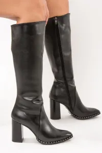 Fox Shoes Black Women's Boots #8882512