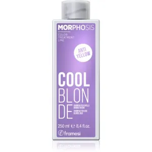 Framesi Morphosis Cool Blonde šampón neutralizujúci žlté tóny pre studené odtiene blond 250 ml #4691409