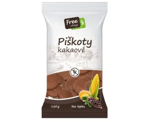 Free village Piškóty kakaové bez lepku 120 g