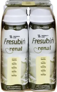 Fresubin Renal sol, príchuť vanilková 4x200 ml (800ml)