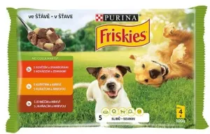 Friskies dog Adult Multipack hovädzie&kura&jahňa kapsička 4x100g