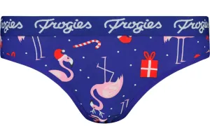 Dámske nohavičky Flamingo Christmas - Frogies