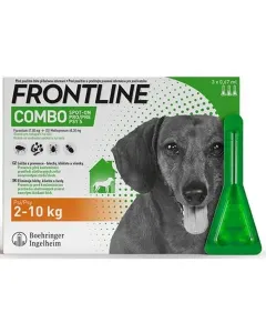 Frontline Combo Spot-on Dog S - pipeta proti kliešťom pre psy 3 x 0,67ml #1936824