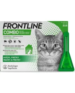 Frontline Combo Spot-on - pipeta proti kliešťom pre mačky a fretky 3 x 0,5ml #1936825