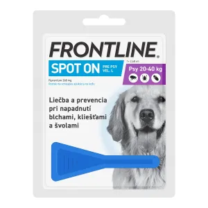 FRONTLINE Spot-on dog pipeta proti kliešťom a blchám pre psy L 2,68ml