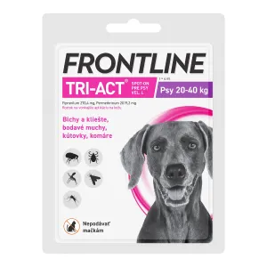 Frontline Tri-Act spot-on pipeta proti kliešťom a blchám pre psy L 20-40kg, 4ml