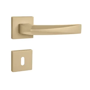 Kľučka na dvere FO - CRYSTAL - HR ZLM - zlatá matná (S02) | MP-KOVANIA.sk #8602251