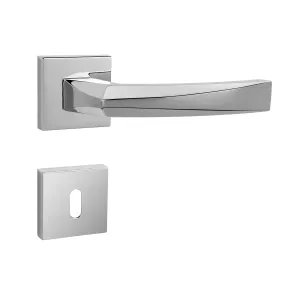 Kľučka na dvere FO - CRYSTAL - HR CHL - chróm lesklý (C01) | MP-KOVANIA.sk #4110451