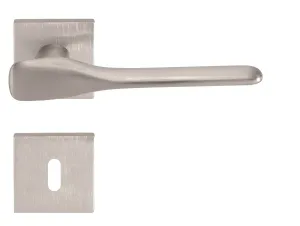 Kľučka na dvere FO - GALAXY - HR (E) NIM PVD - nikel matný PVD (P04) | MP-KOVANIA.sk