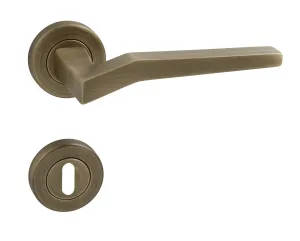 Kľučka na dvere FO - GENOVA - R BRM - bronz matný (B03) | MP-KOVANIA.sk #4127789