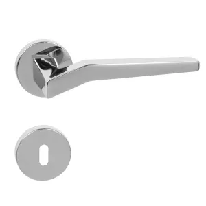 Kľučka na dvere FO - GENOVA - R EPR CHL - chróm lesklý (C01) | MP-KOVANIA.sk #5584492
