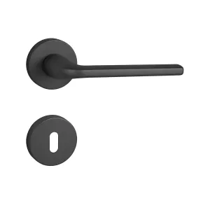 Kľučka na dvere FO - MILLY - R CIM - čierna matná (N52) | MP-KOVANIA.sk #4111777