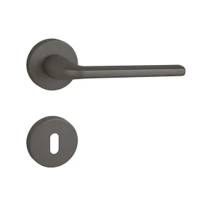 Kľučka na dvere FO - MILLY - R HNM - hnedá matná (B11) | MP-KOVANIA.sk #8602140