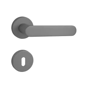 Kľučka na dvere FO - ROUND - R ANM - antracit matný (G01) | MP-KOVANIA.sk #8602049