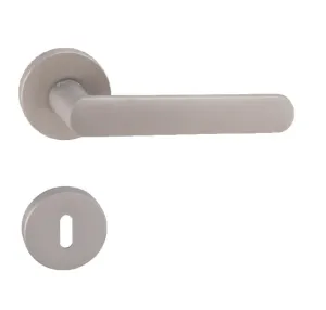 Kľučka na dvere FO - SOLIS - R NIM - nikel matný (N16) | MP-KOVANIA.sk #4110971