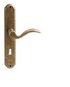 Kľučka na dvere FO - PAPERINO - SO BRA - bronz antik (B09) | MP-KOVANIA.sk