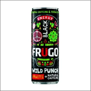 FRUGO Energy Black energetický nápoj 330 ml
