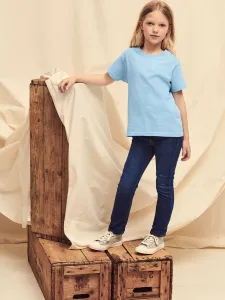 Blue T-shirt for Children Original Fruit of the Loom #8282475