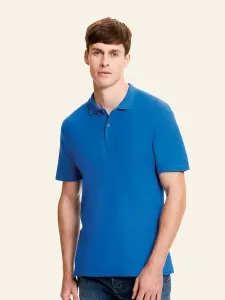 Niebieska koszulka męska polo Original Polo Friut of the Loom #8051063