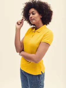 Yellow Polo Fruit of the Loom #8090517
