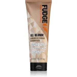 Fudge Professional All Blonde Colour Lock Shampoo ochranný šampón pre farbené vlasy 250 ml