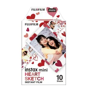 Fotopapier Fujifilm Instax Mini, Heart Sketch, 10ks