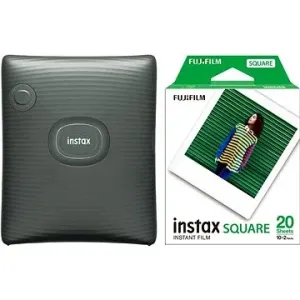 Fujifilm Instax SQ Link Green + Fujifilm Instax Square film 20 ks fotiek #8345927