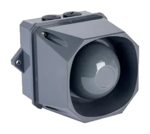 Fulleon X10/ce/mnh/g1/10-60 Vac-Dc Sounder/beacon, Mini Grey 10-60 Vac-Dc